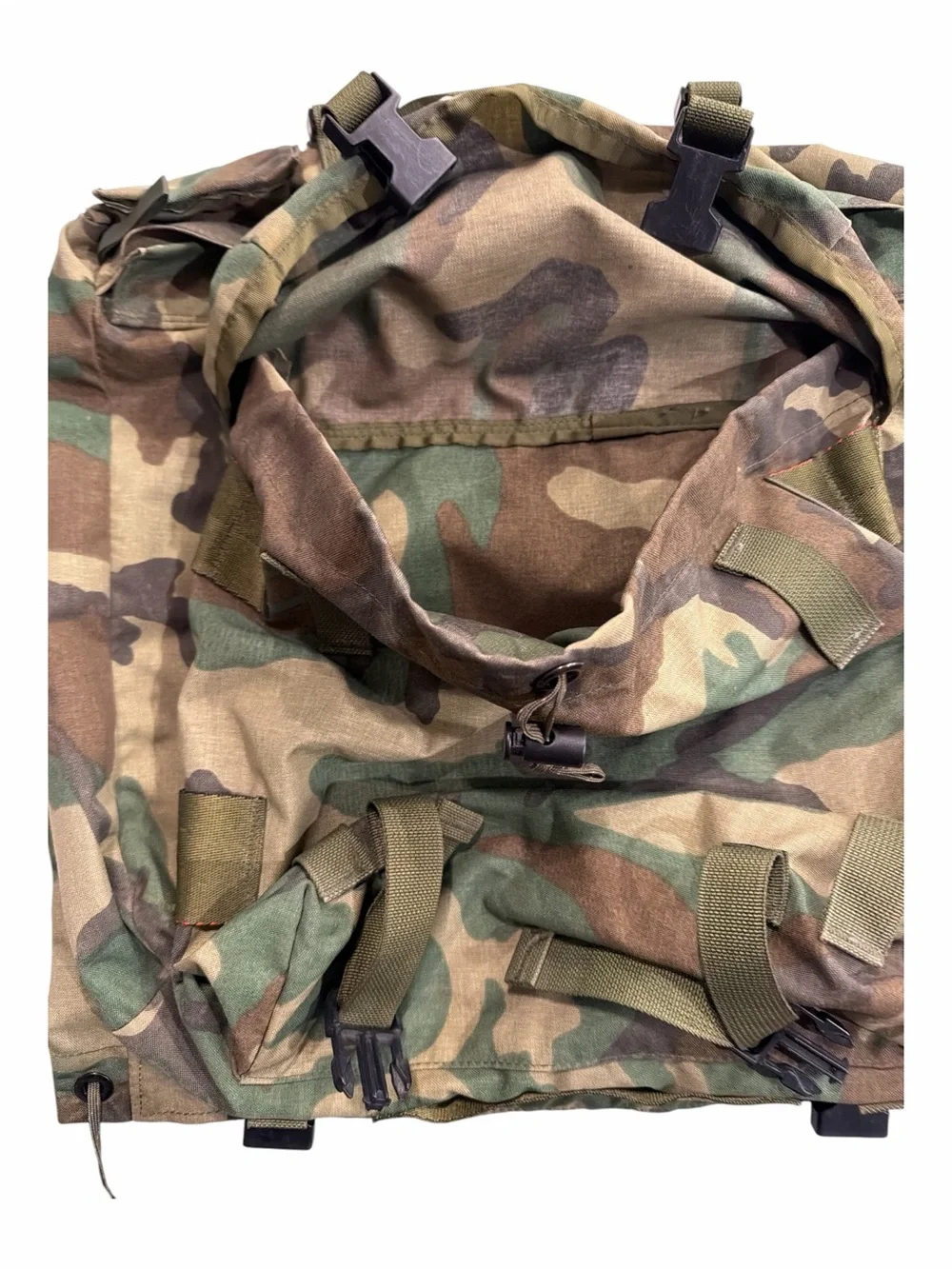 US Army Woodland Camo Patrol Combat Pack DJ Manufacturing Military Backpack